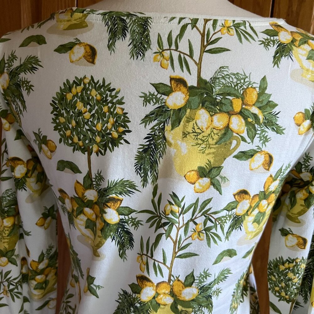 TALBOTS - Bateau Neck Tee -- Lemon Tree -- NEW with Tag - Picture 5 of 11
